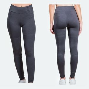 BROOKLYN CLOTH Running Leggings Gray Size S
